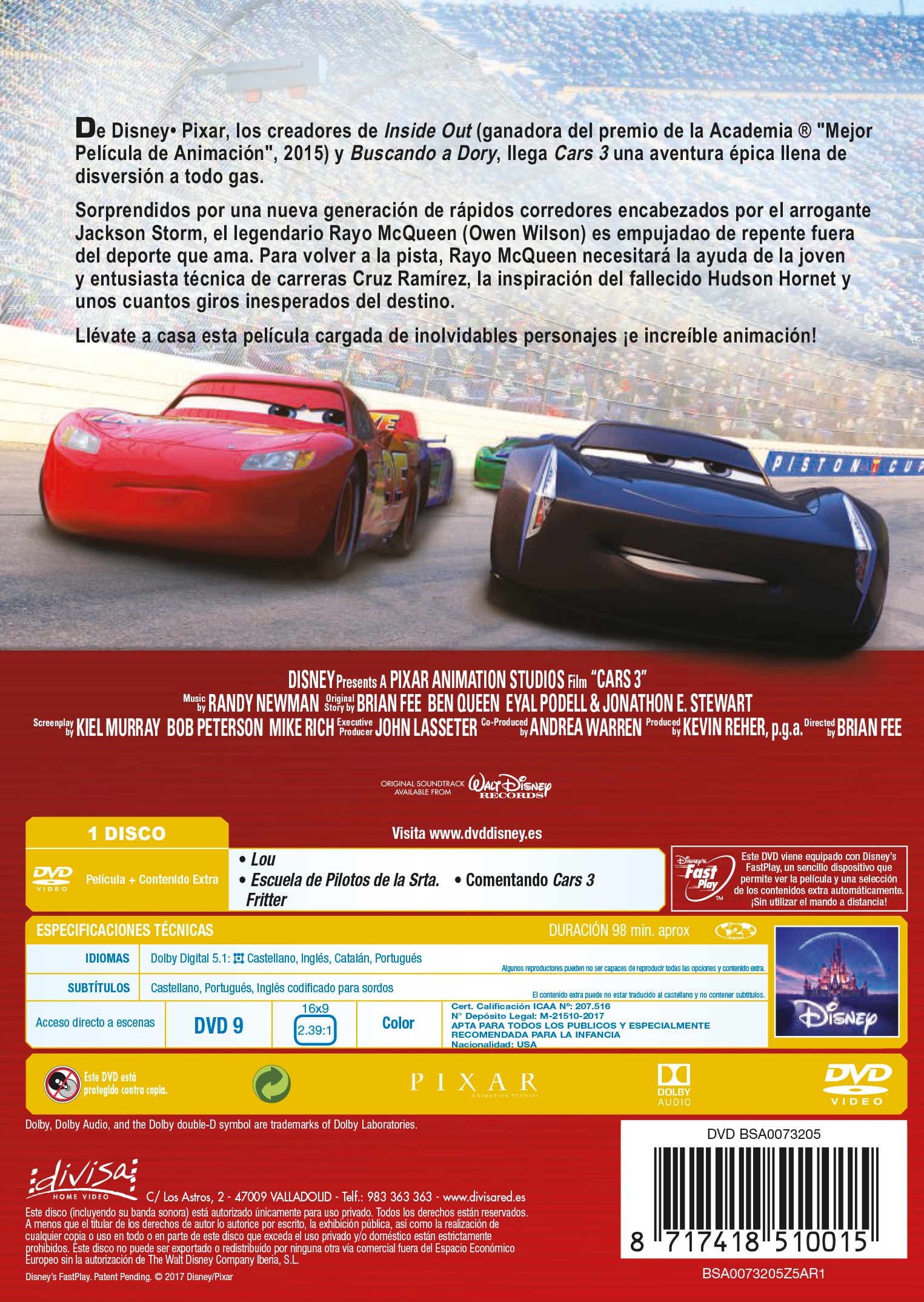 Cars 3 (DVD) 2