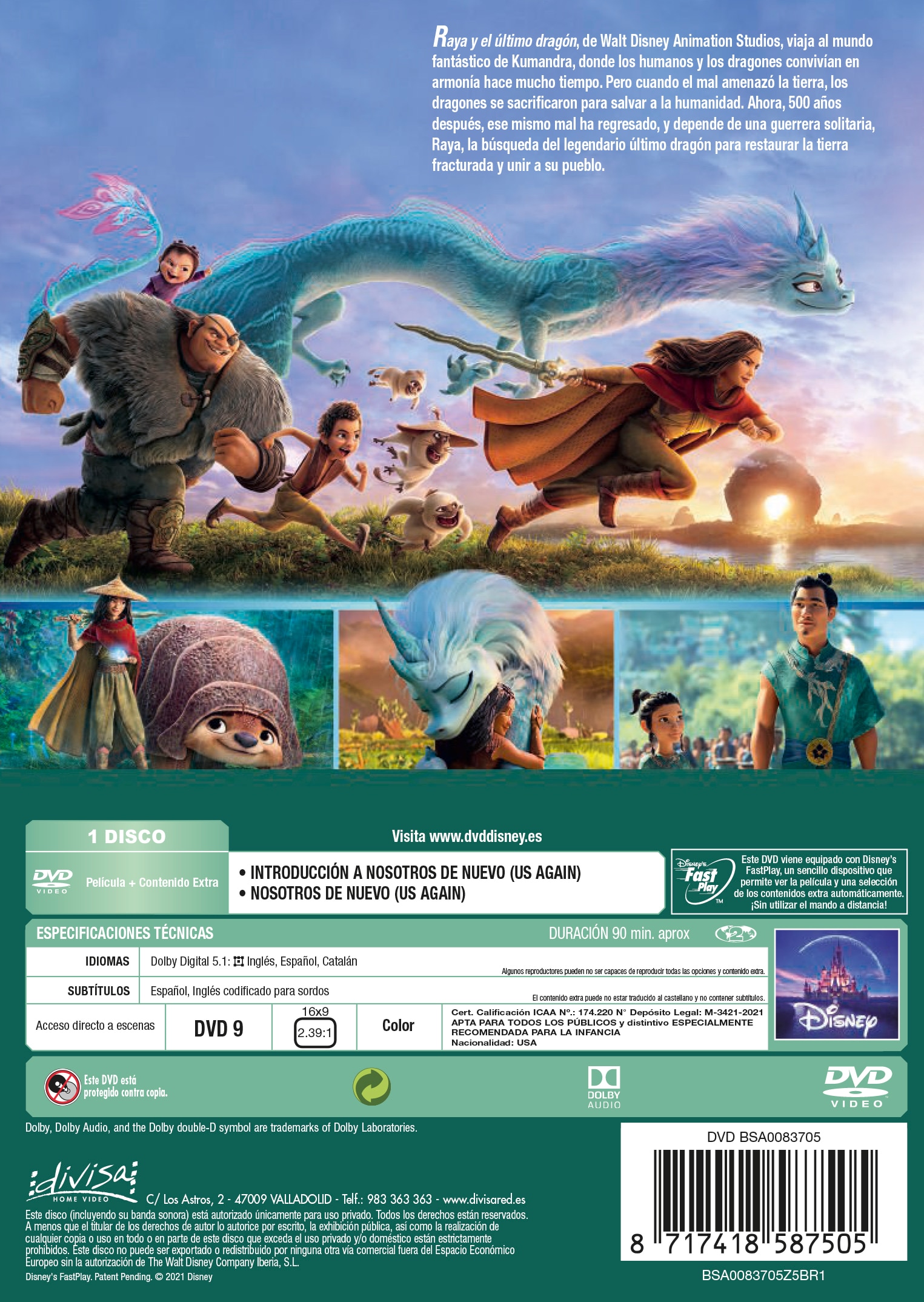 Raya y el último dragón (DVD) 2