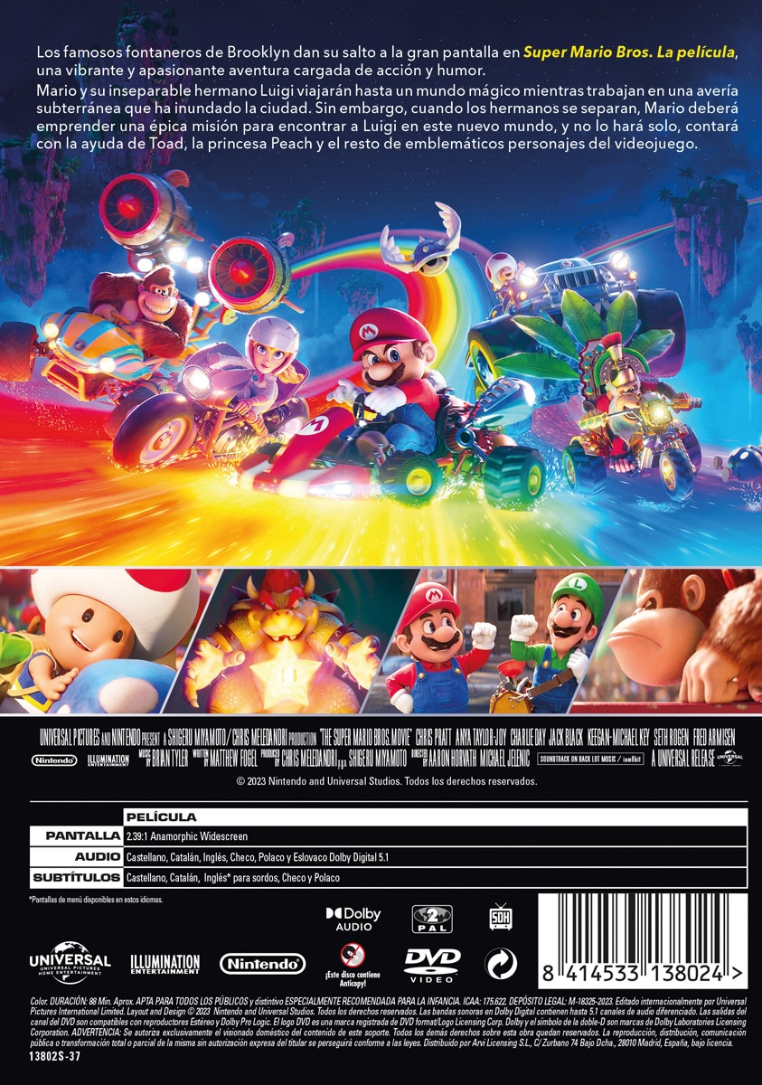 Super Mario Bros: La película (DVD) 2