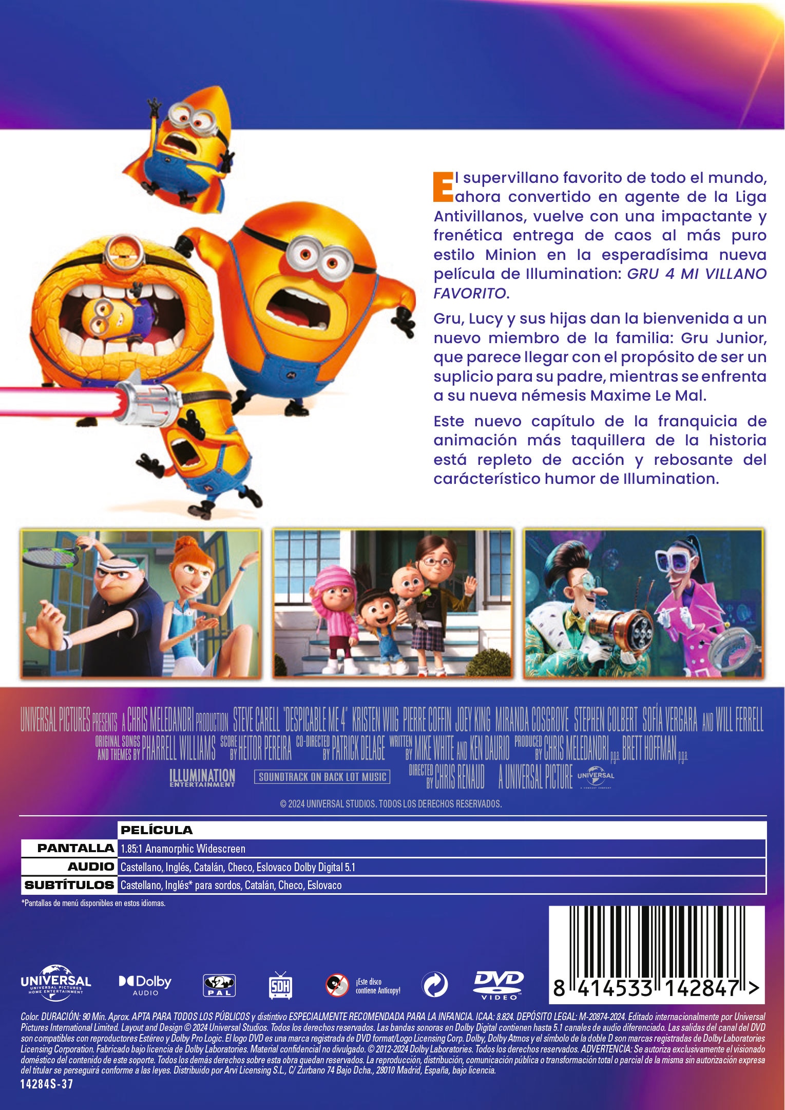 Gru mi villano favorito 4 (DVD) 2