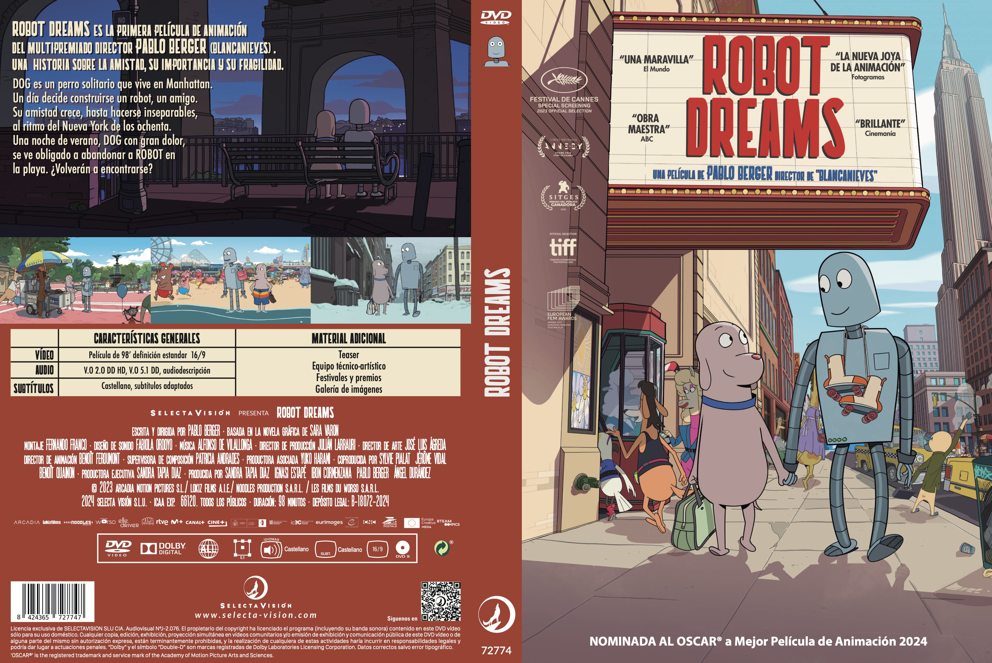 Imagen 2 de Robot dreams (DVD)