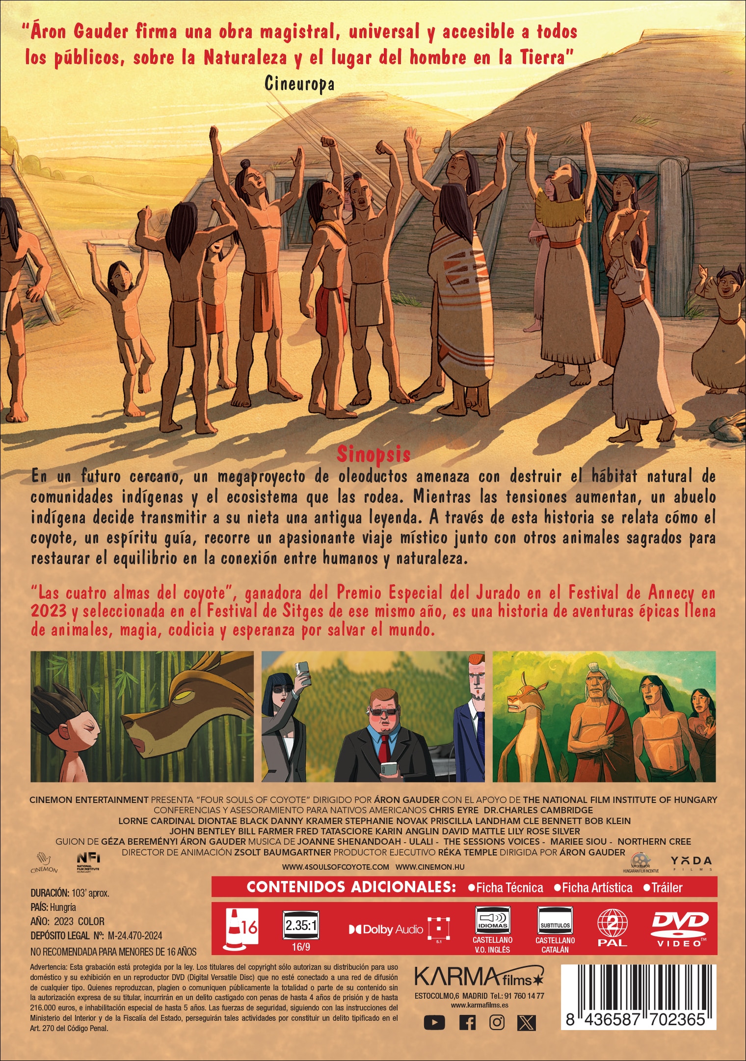Las cuatro almas del coyote (DVD) 3