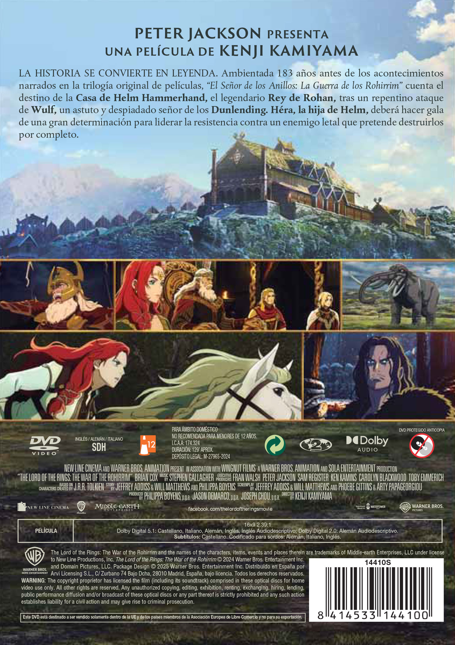 El señor de los anillos: La guerra de los Rohirrim (DVD) 2