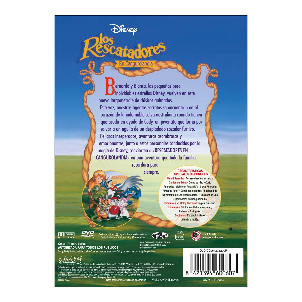 Los rescatadores en Cangurolandia (DVD) 2