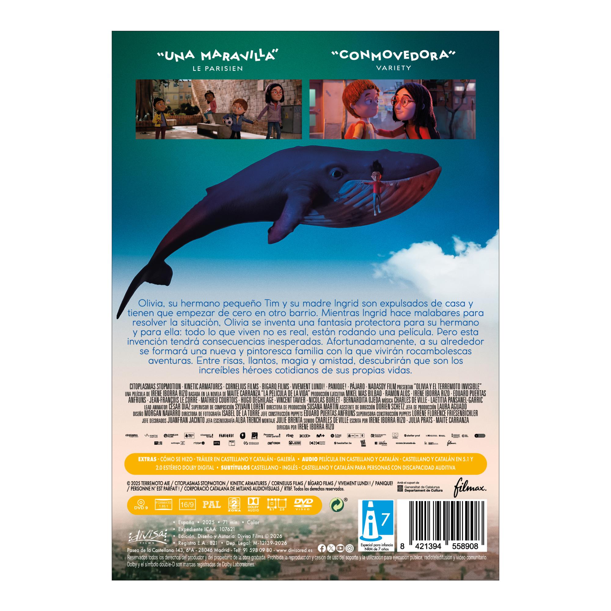 Olivia y el terremoto invisible (DVD) 2