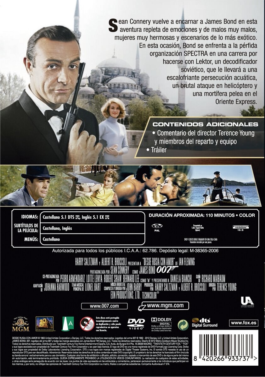 007 Desde Rusia con amor (DVD) 2