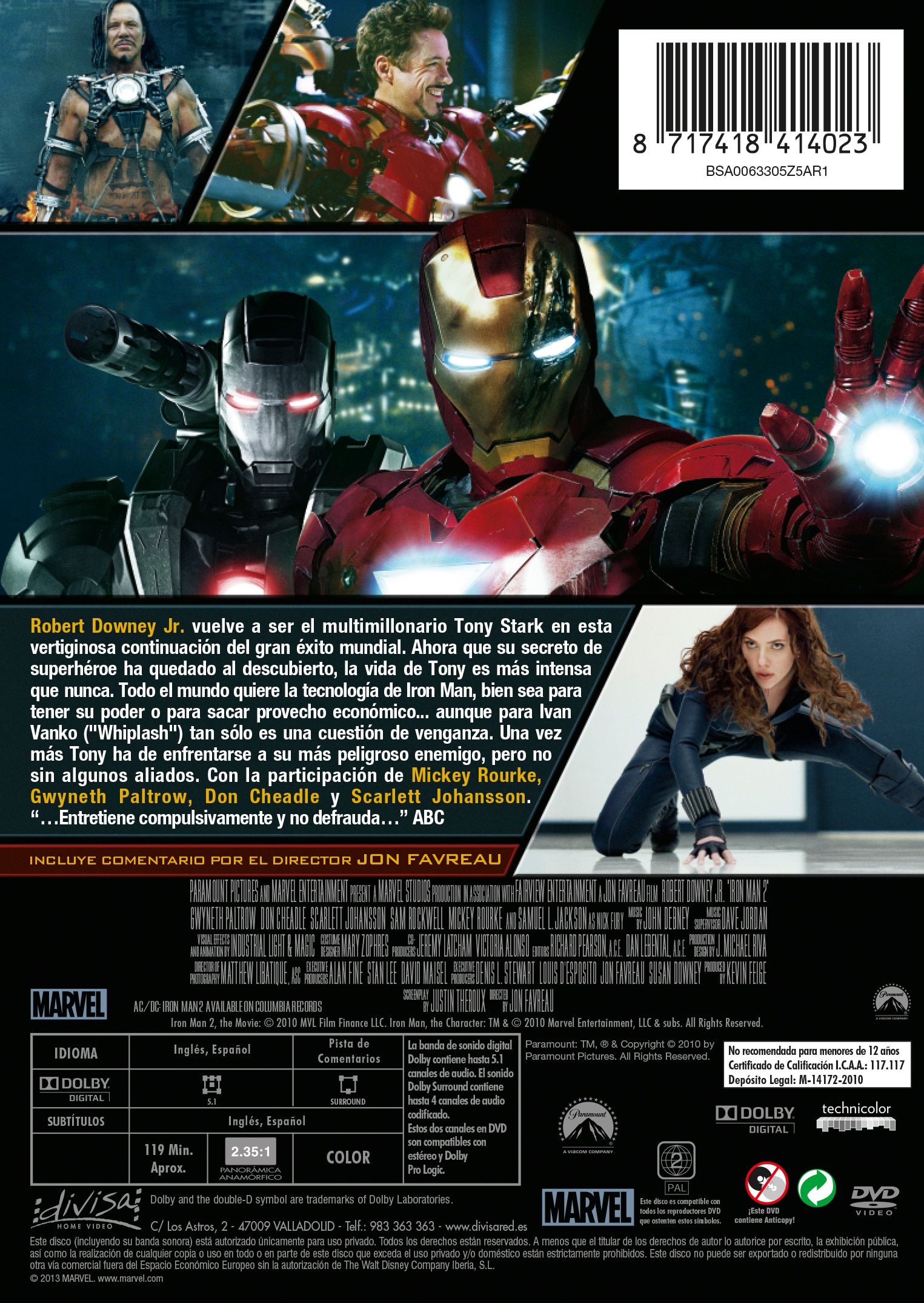 Iron Man 2 (DVD) 2