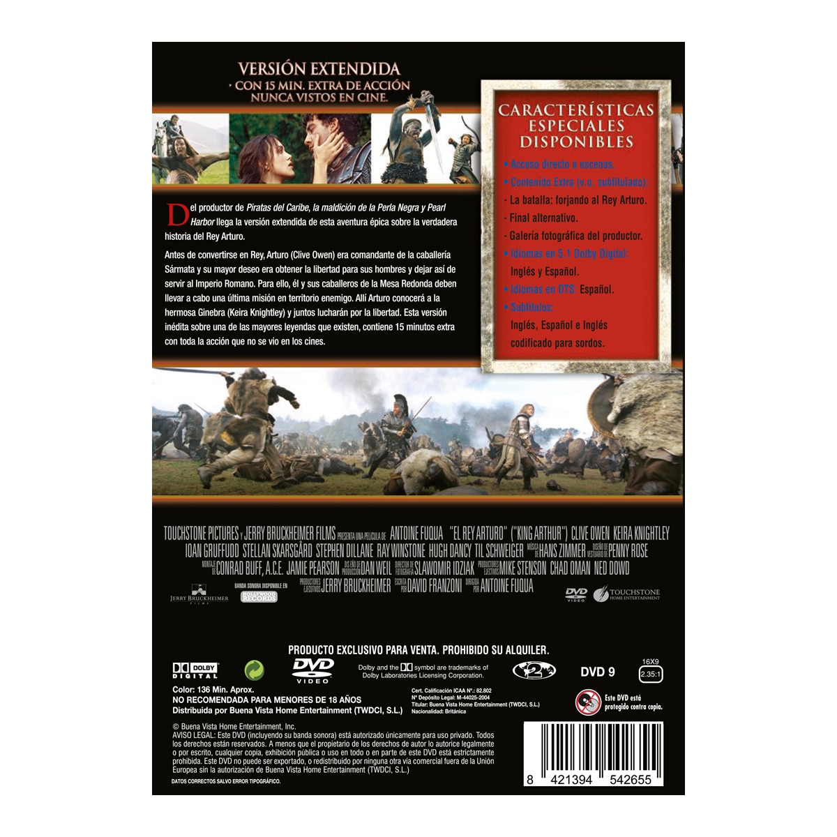 Imagen 2 de El Rey Arturo (DVD)