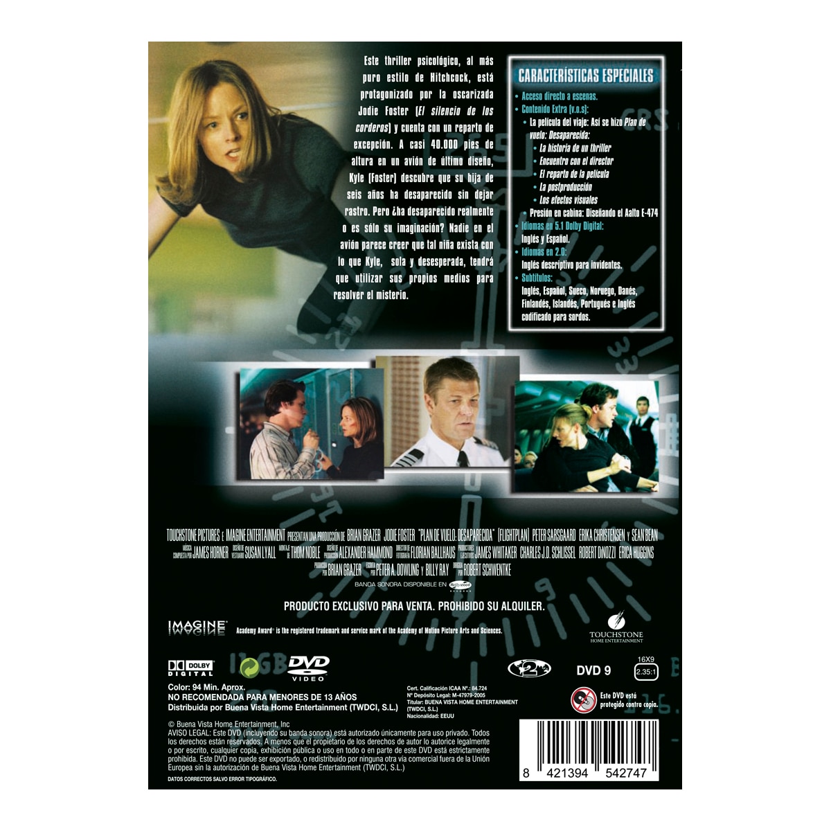 Plan de vuelo: Desaparecida (DVD) 2