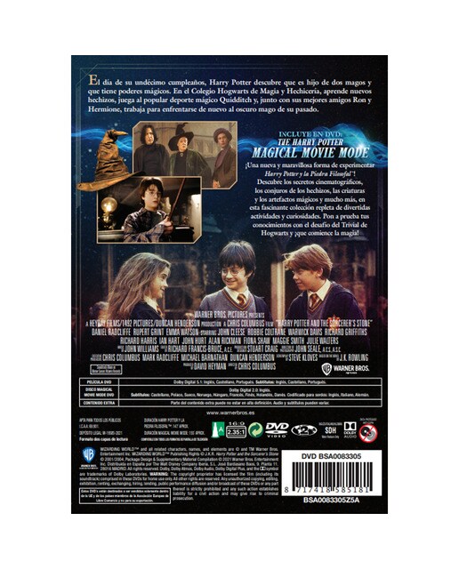 Harry Potter y La Piedra Filosofal + Magical Movie Mode (DVD) 2