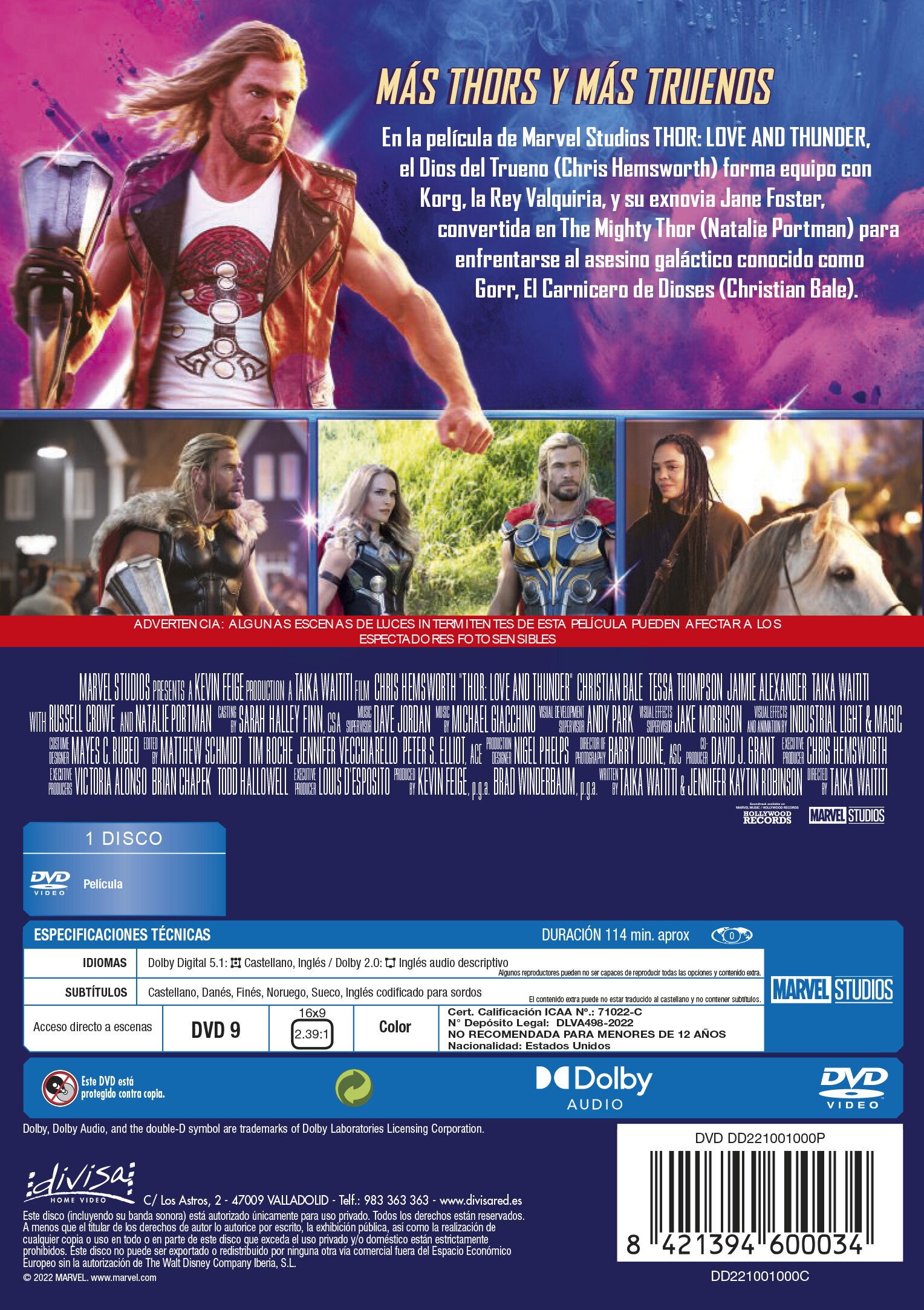 Thor: Love and thunder (DVD) 2
