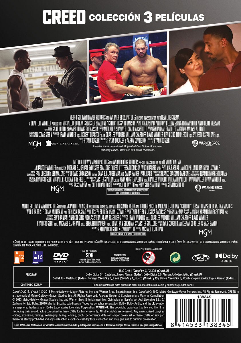 Creed Pack 1-3 (DVD) 2