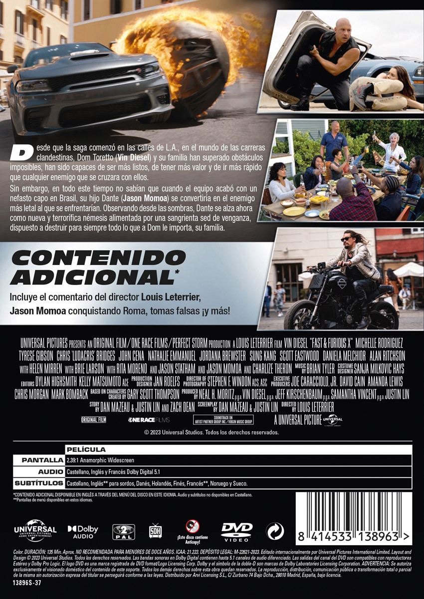 Fast & Furious X (DVD) 2