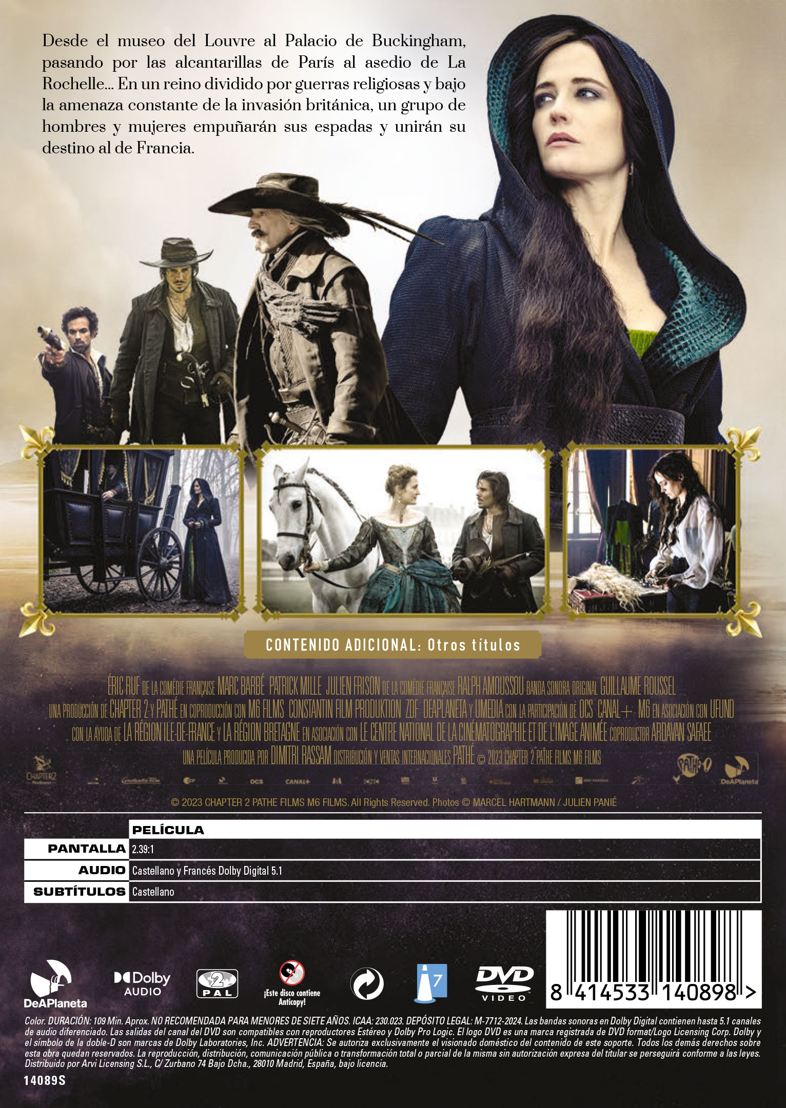Los tres mosqueteros: Milady (DVD) 2