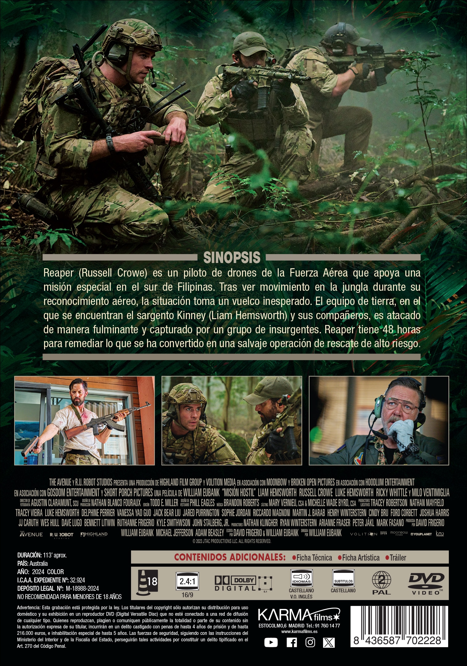 Misión hostil (DVD) 3