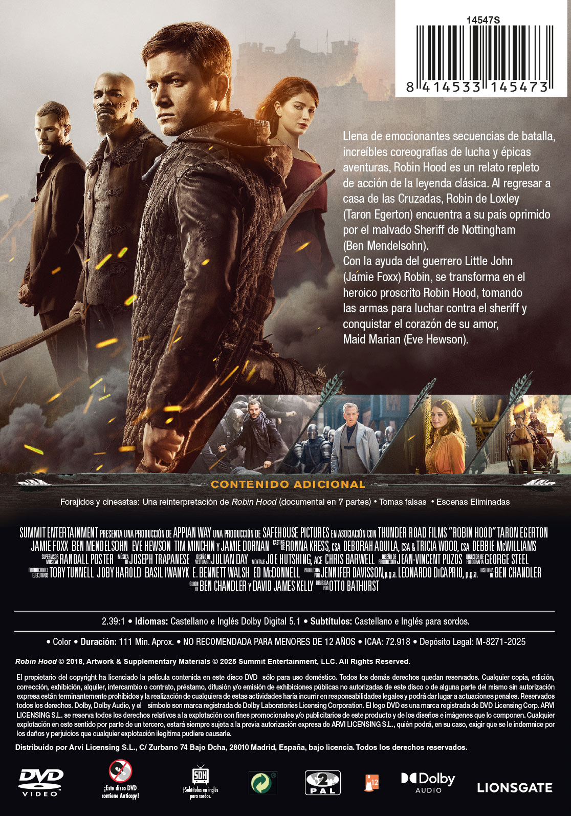 Robin Hood: Origins (DVD) 2