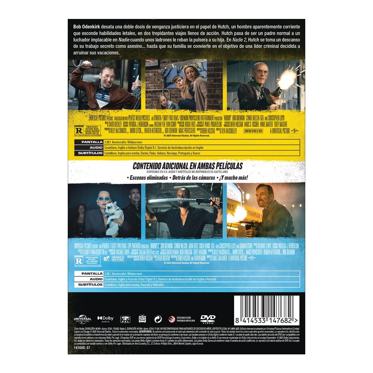 Nadie 1 + 2 (DVD) 2