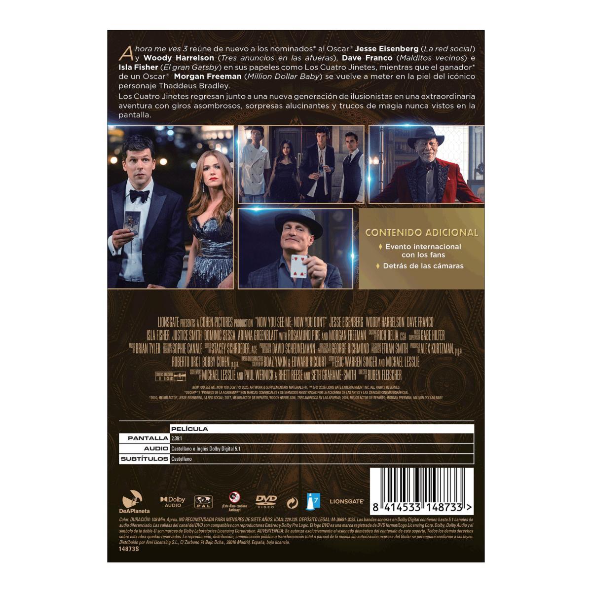 Ahora me ves 3 (DVD) 2