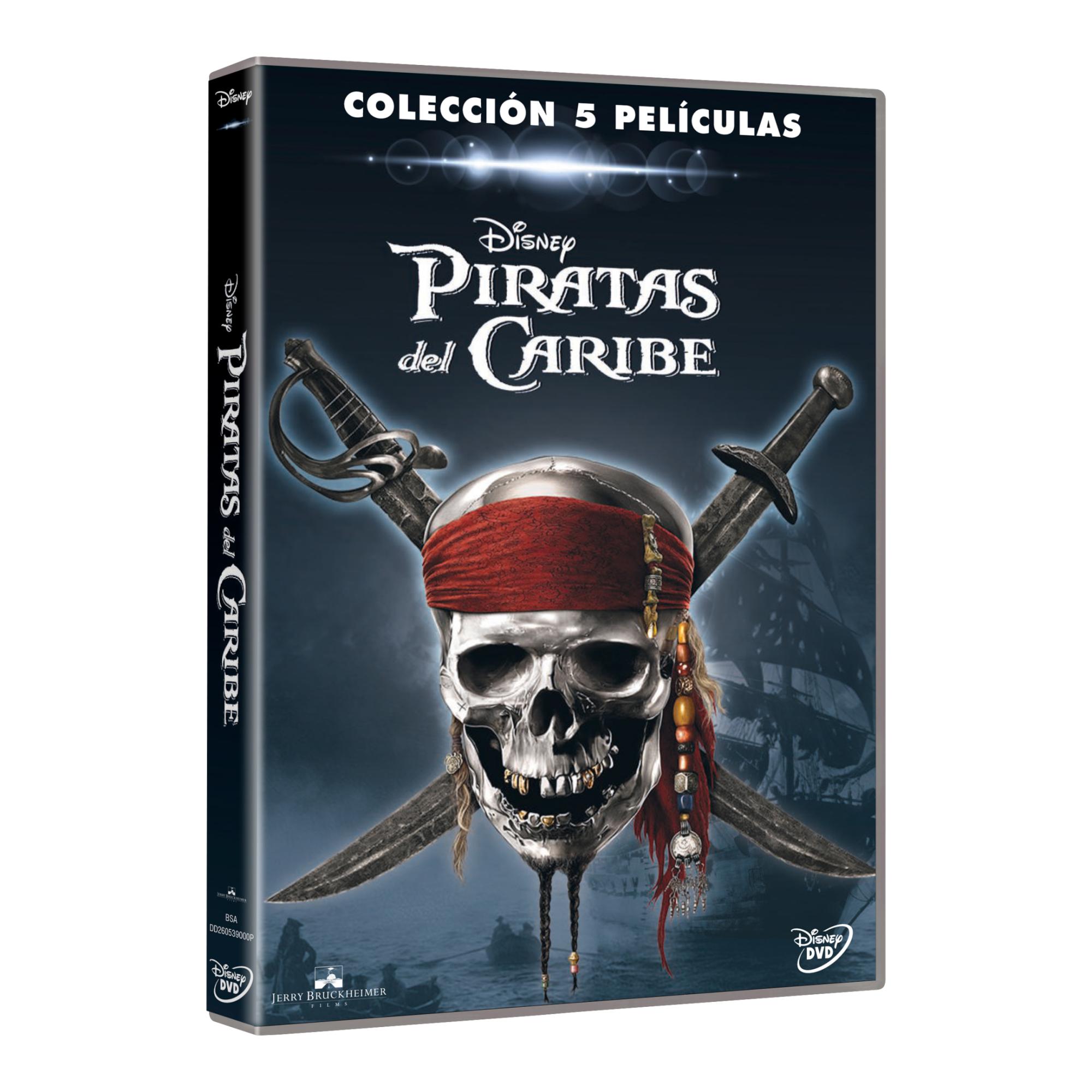 Imagen 0 de Piratas del Caribe: Colección 5 películas (DVD)