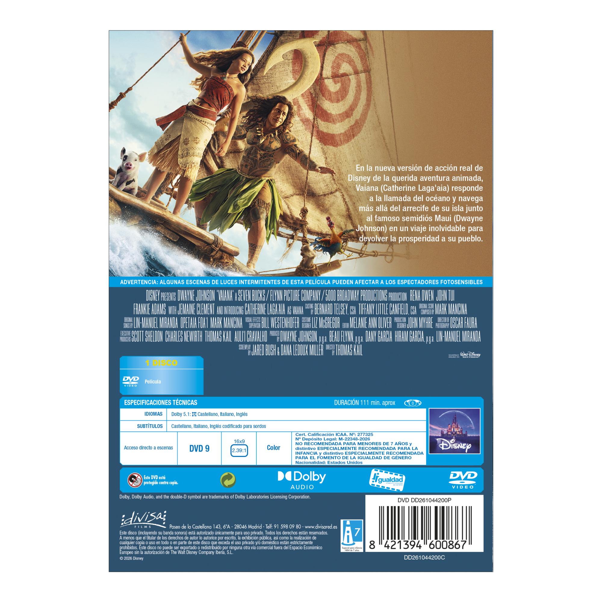 Vaiana (2026) (DVD) 2