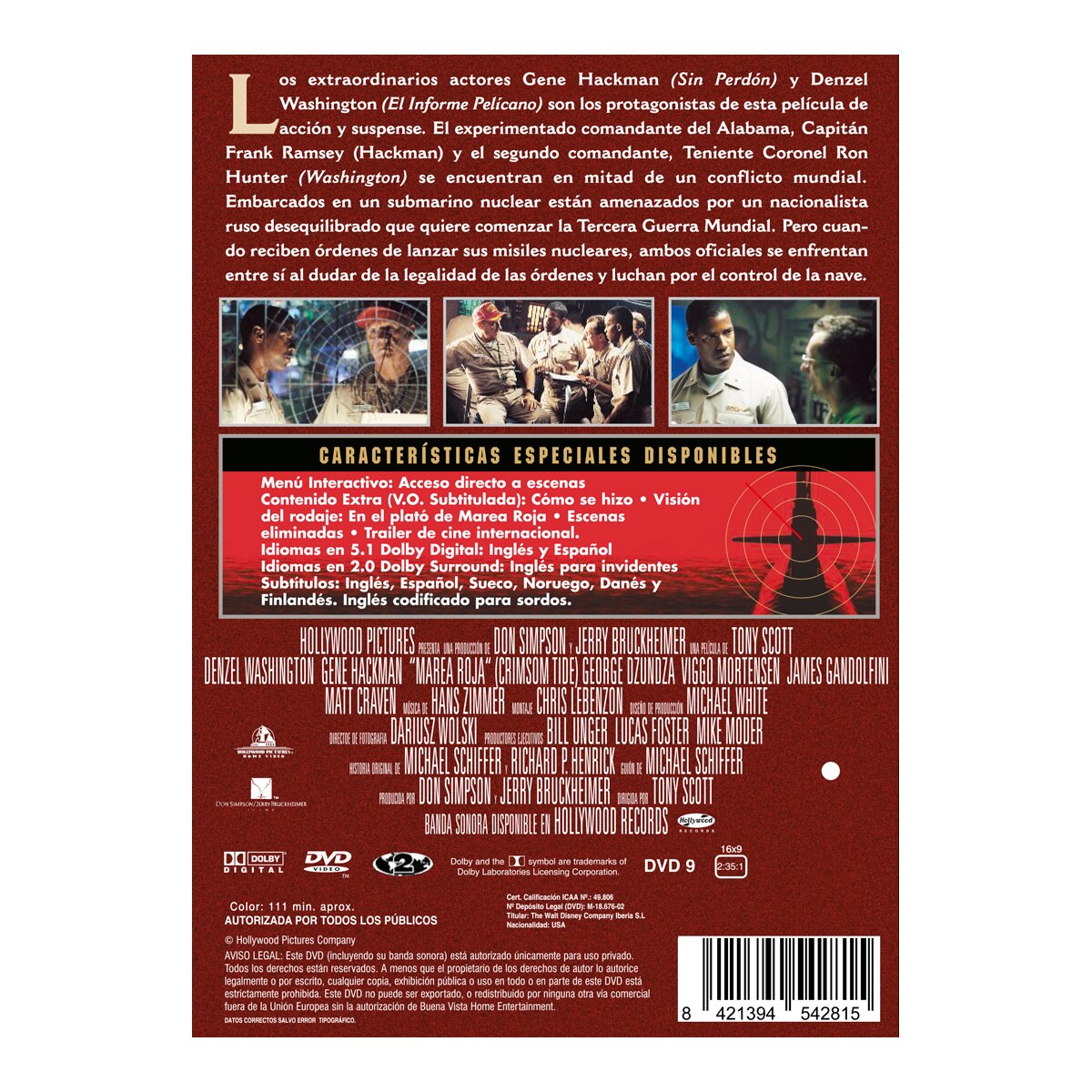 Marea Roja (DVD) 2