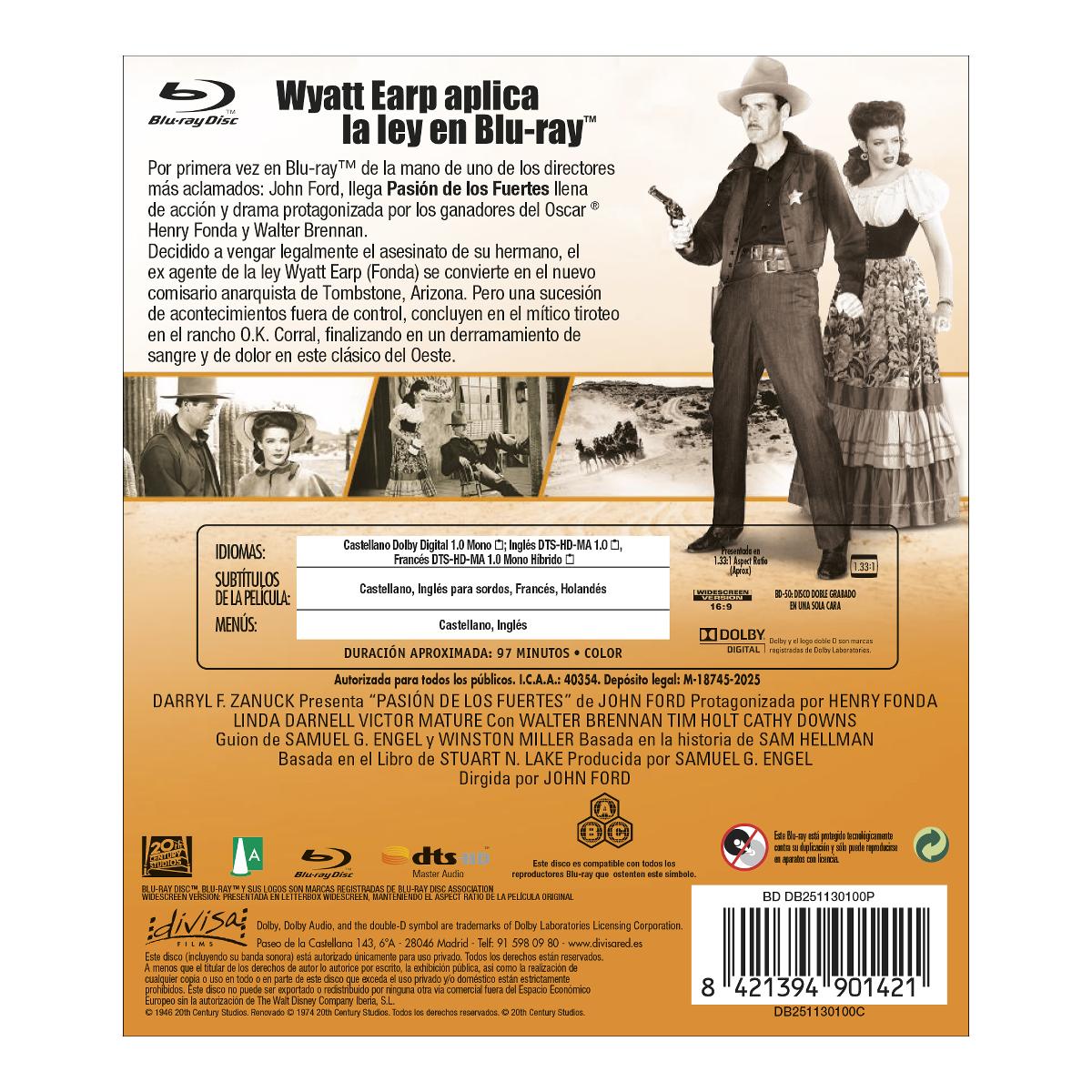 Pasión de los fuertes (Blu-Ray) 2