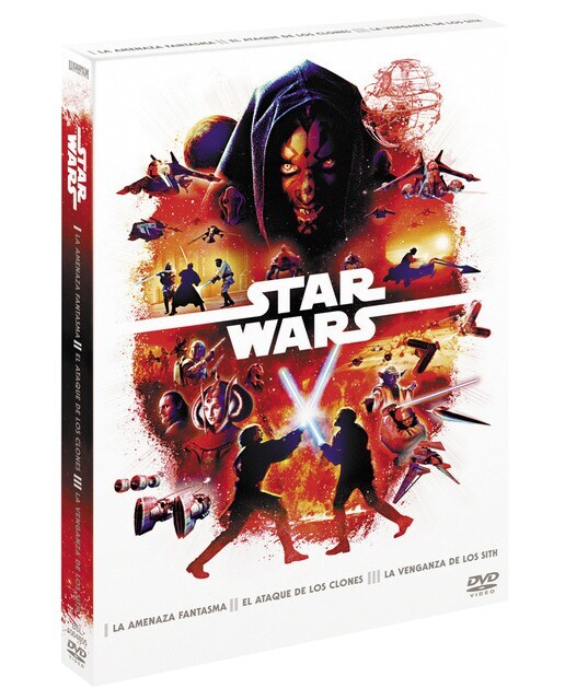 Trilogía Star Wars, Episodios 1-3 (DVD)