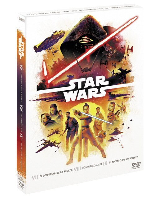 Trilogía Star Wars, Episodios 7-9 (DVD)