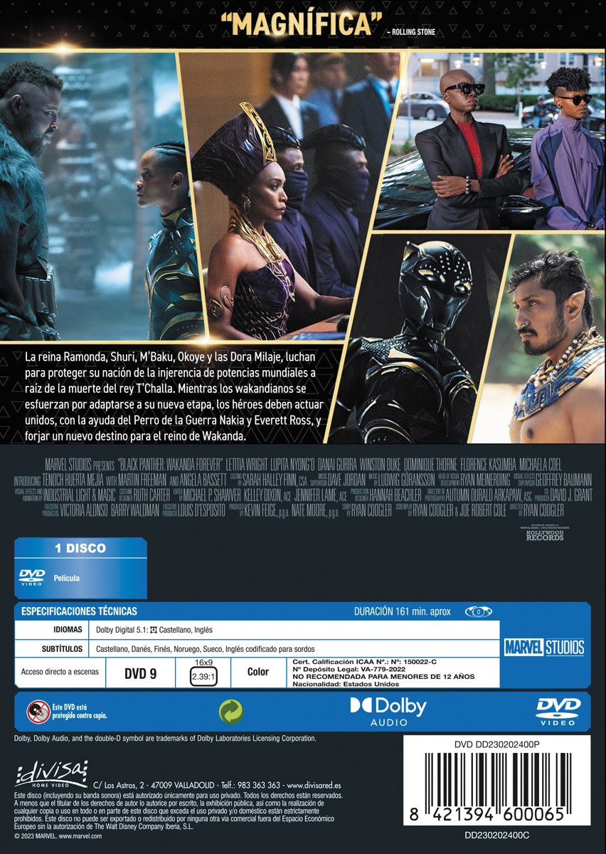 Black Panther: Wakanda Forever (DVD) 2