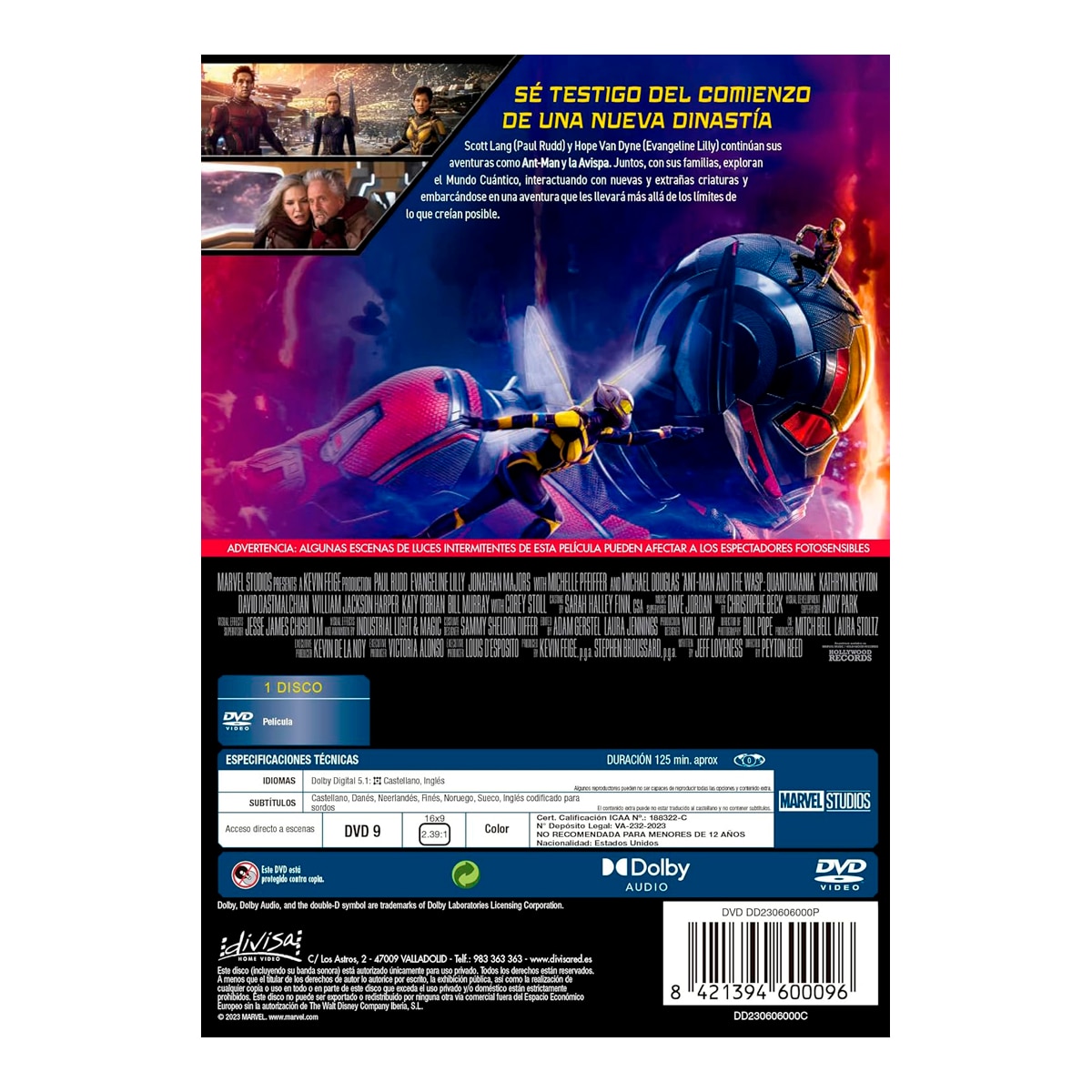 Ant-Man y La Avispa: Quantumanía (DVD) 2