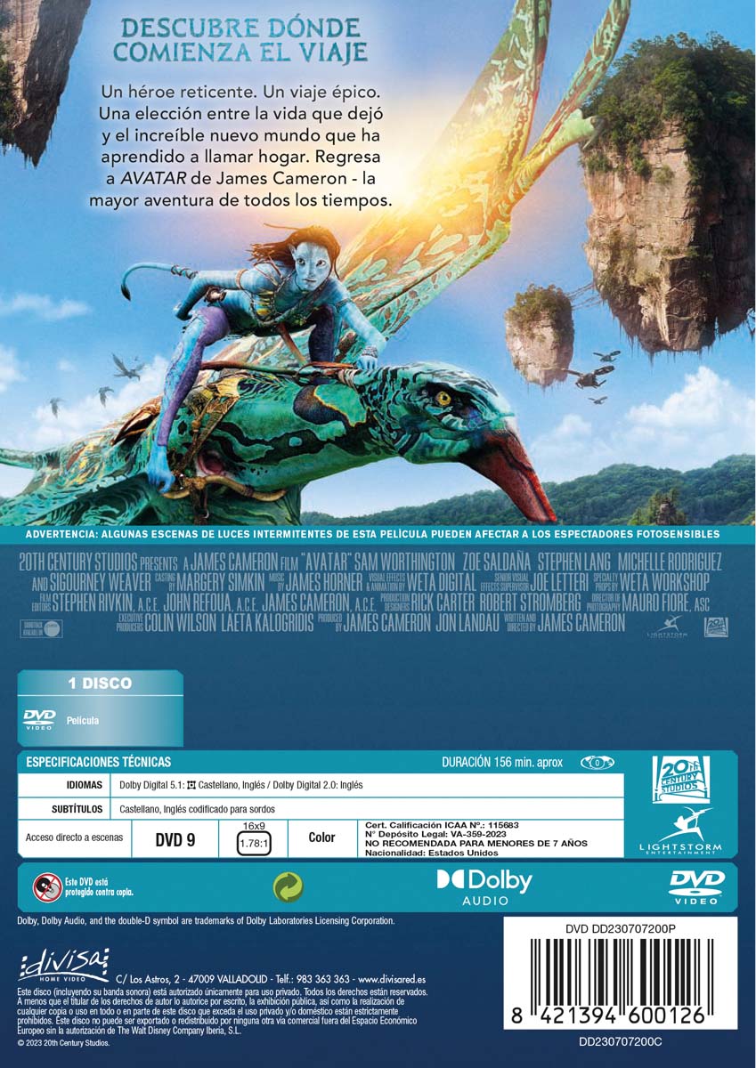 Avatar (2022) (DVD) 2