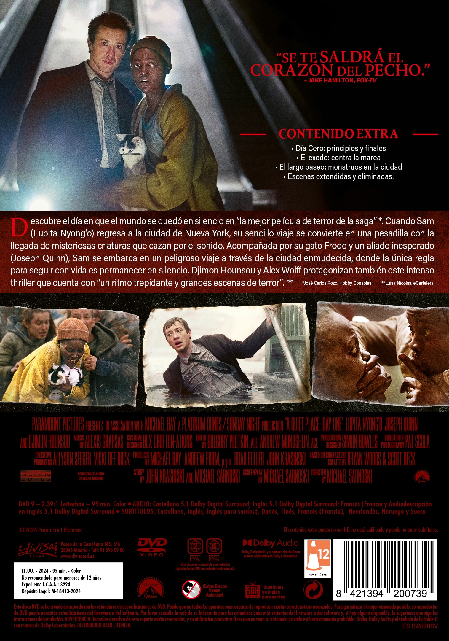 Un lugar tranquilo: Dia 1 (DVD) 2