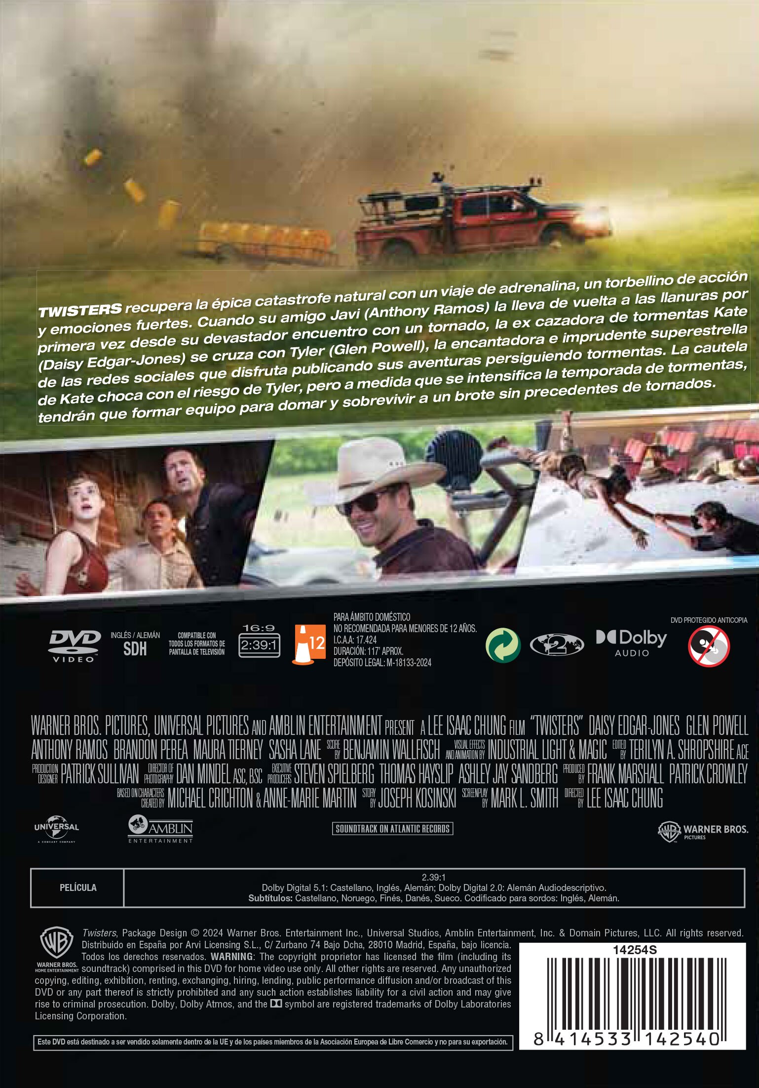 Twisters (2024) (DVD) 2