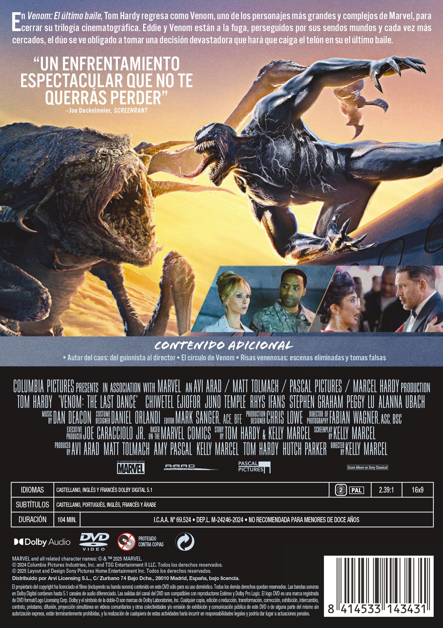 Venom: El último baile (DVD) 2