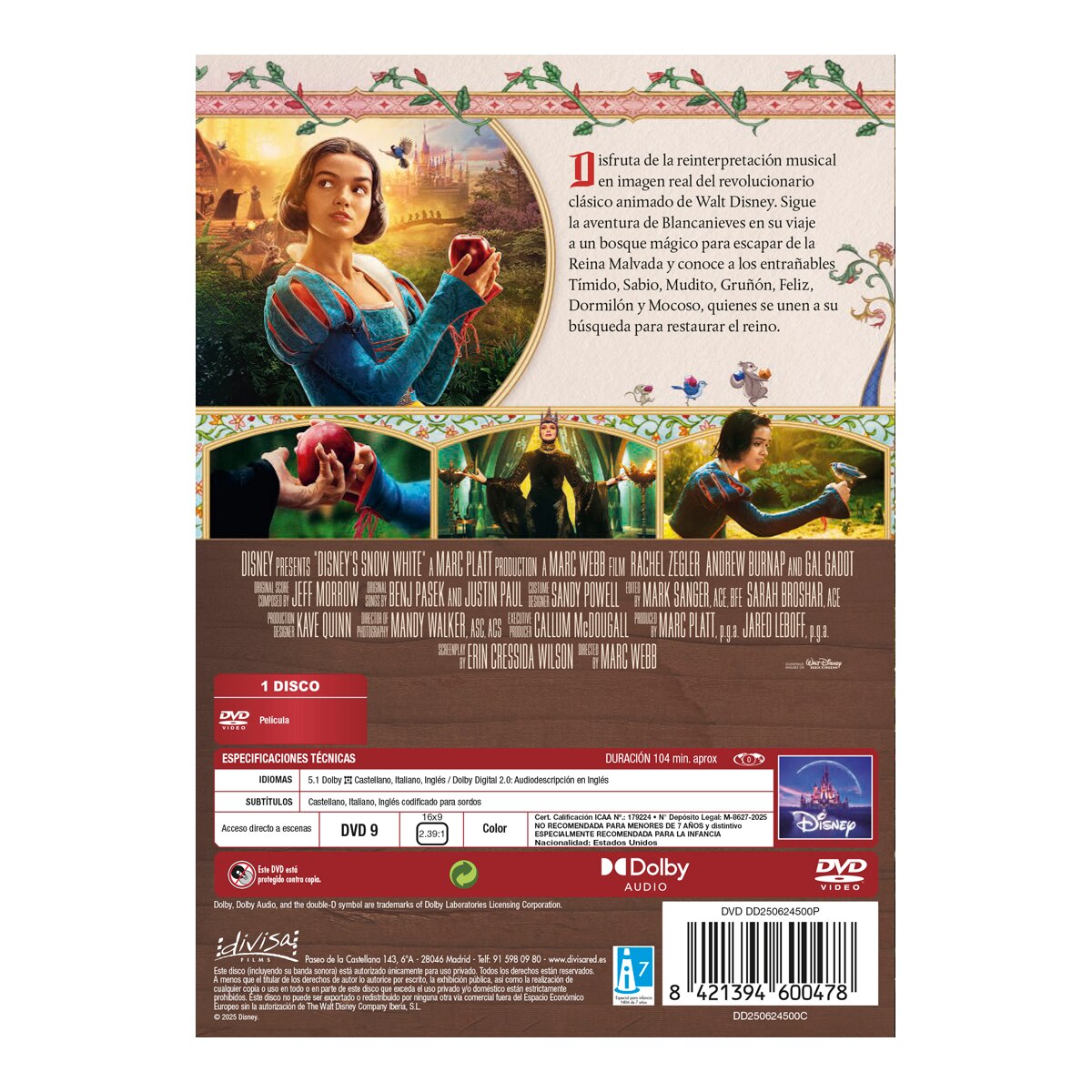 Blancanieves (2025) (DVD) 2