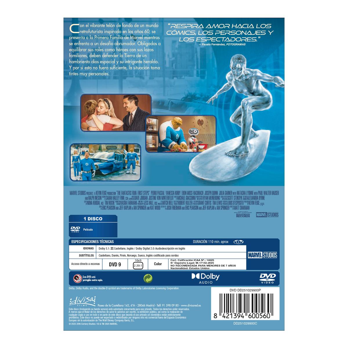 Los 4 fantásticos: Primeros pasos (DVD) 2