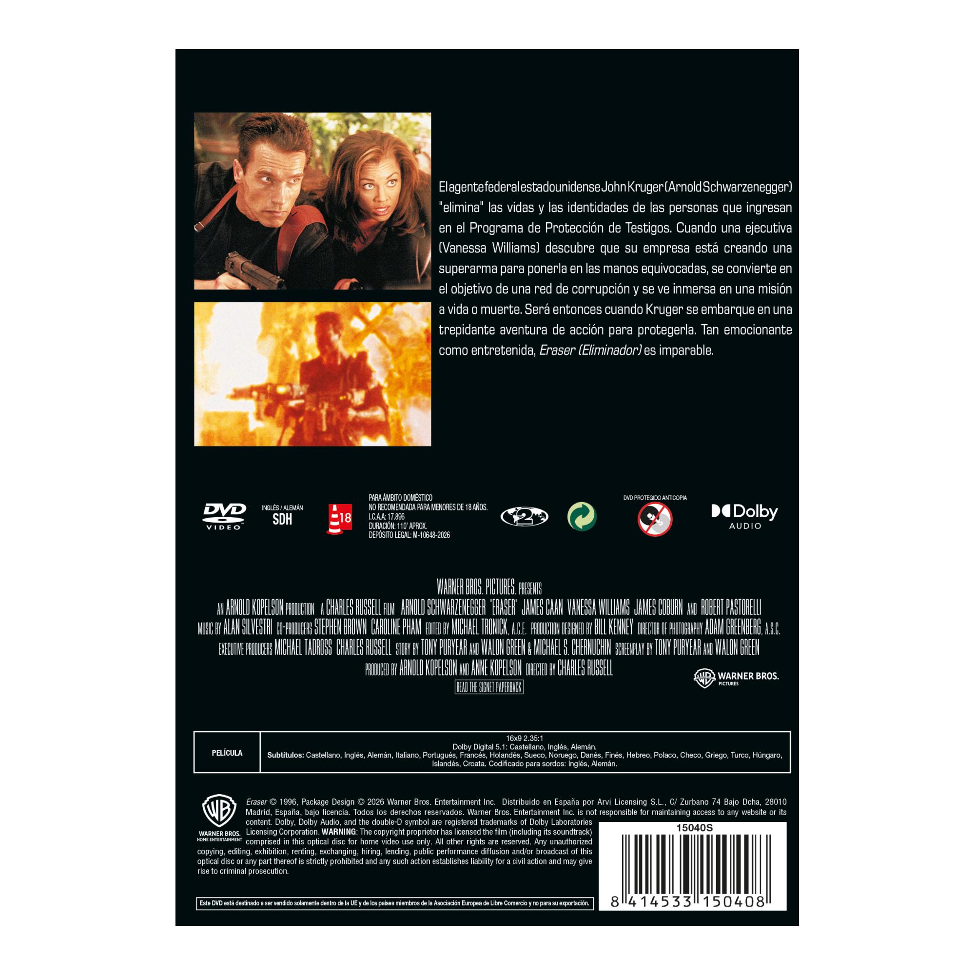 Imagen 2 de Eraser (Eliminador) (DVD)