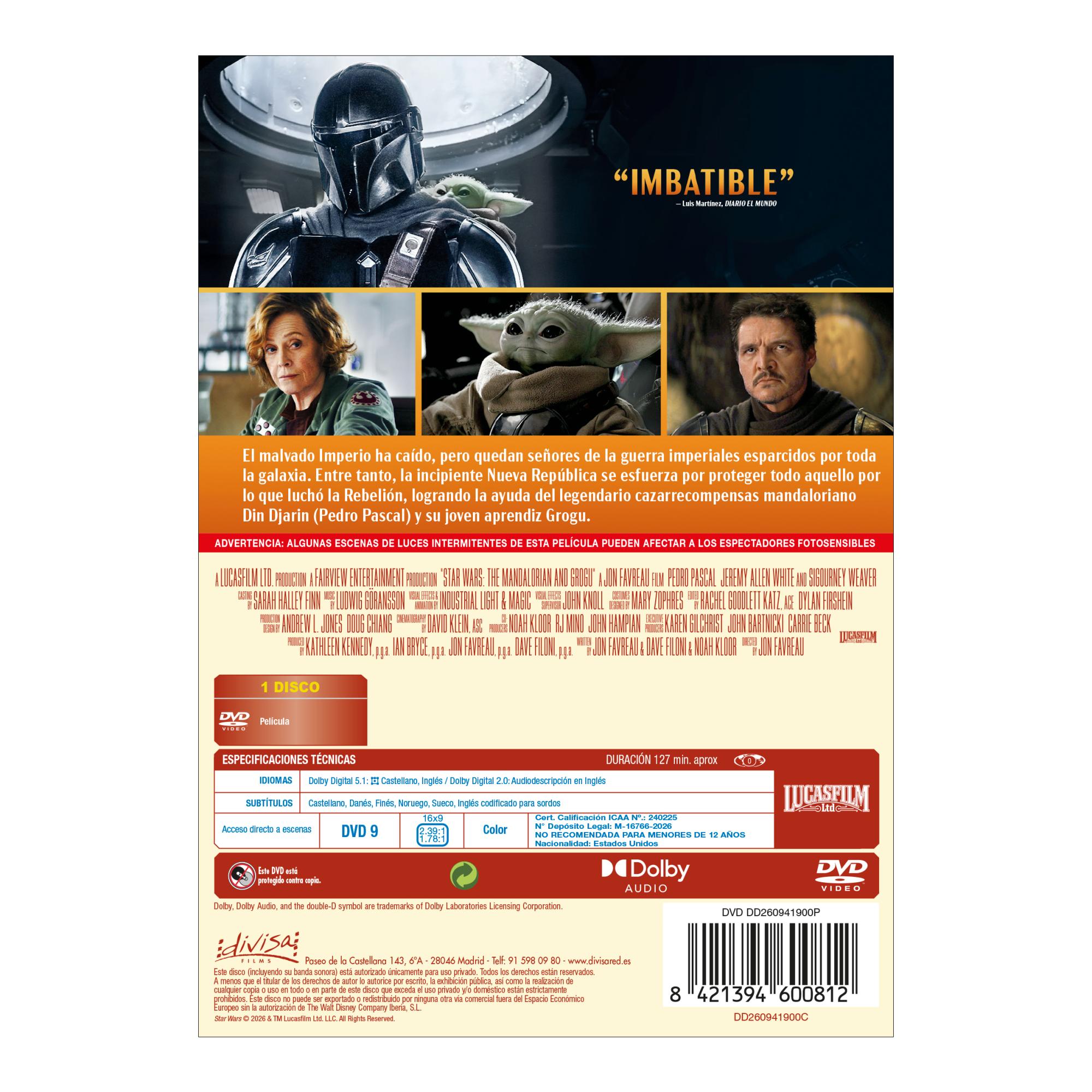 Star Wars: The Mandalorian and Grogu (DVD) 2