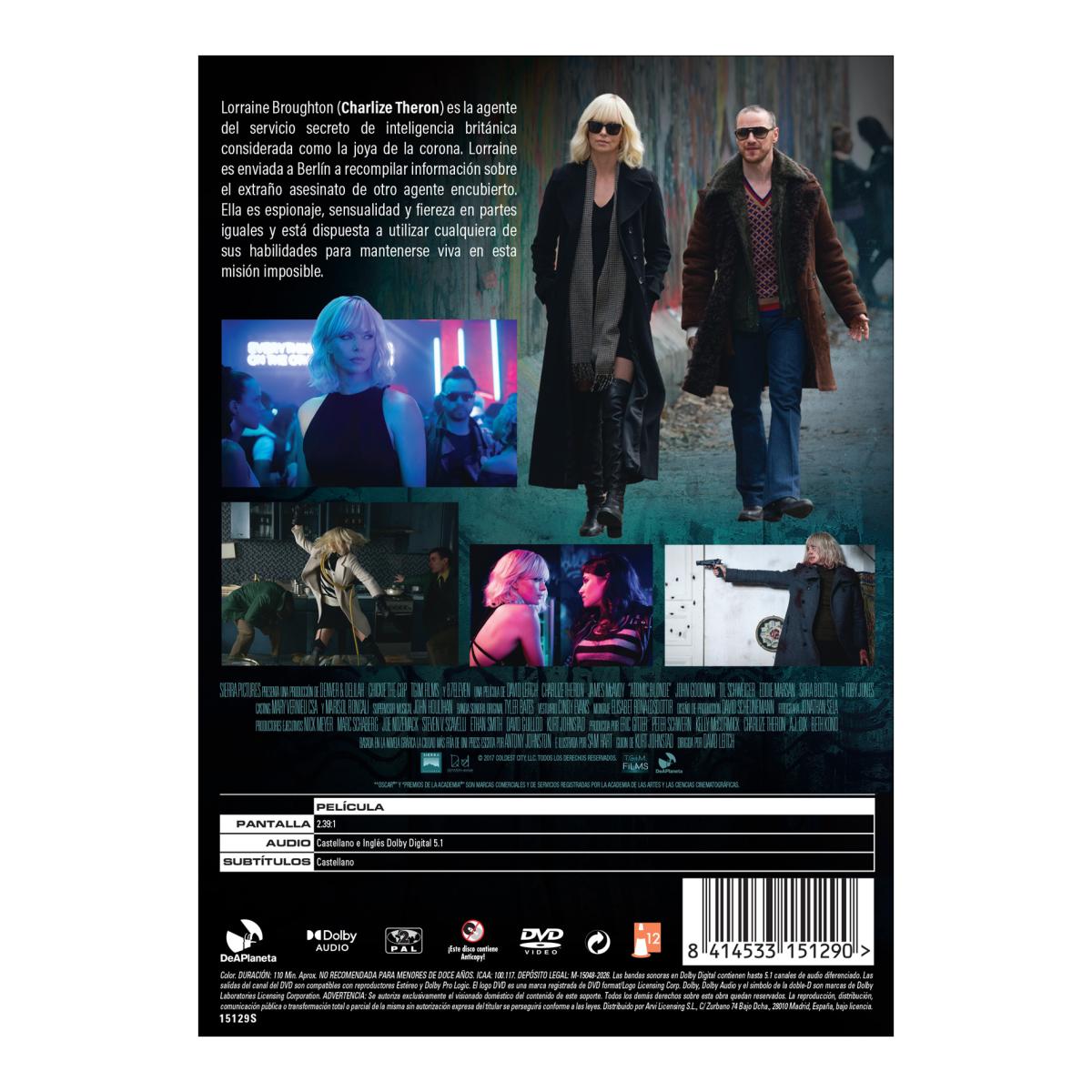Atómica (Atomic Blonde) (DVD) 2