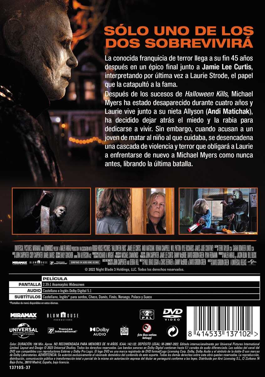 Halloween: El final (DVD) 2