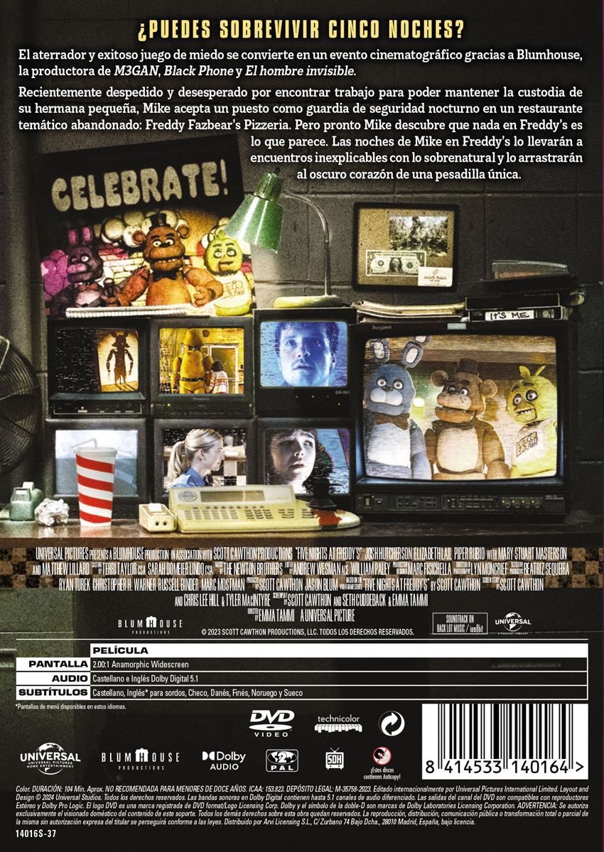 Five Nights at Freddy's (DVD) 2