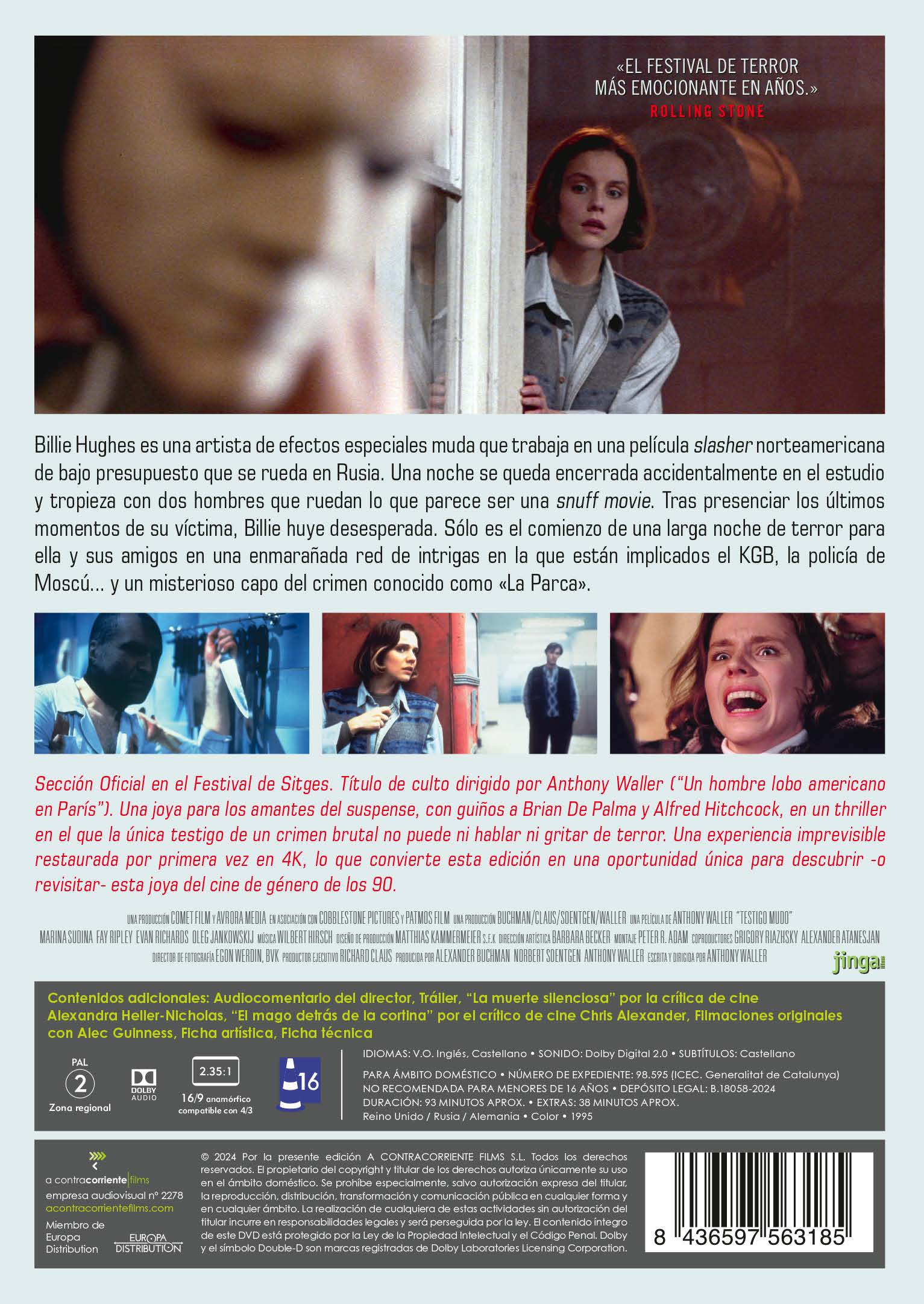 Testigo mudo (DVD) 3