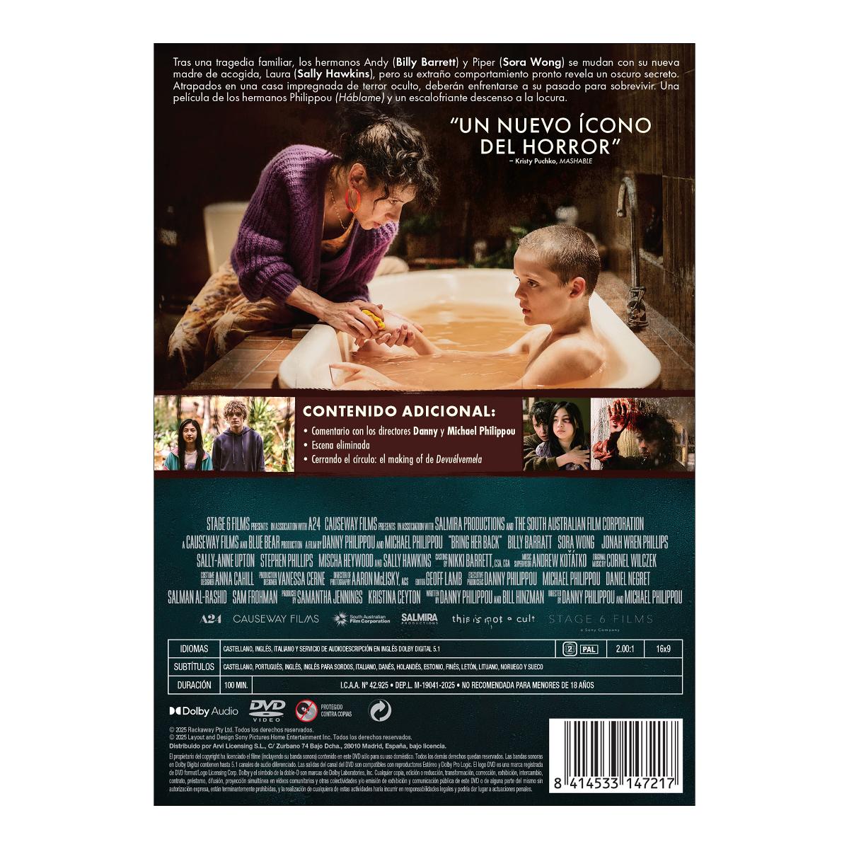 Devuélvemela (DVD) · SONY PICTURES HOME ENTERTAINMENT · El Corte