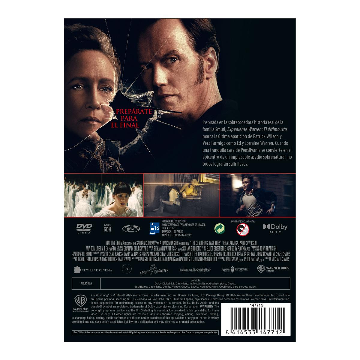 Expediente Warren: El último rito (DVD) 2