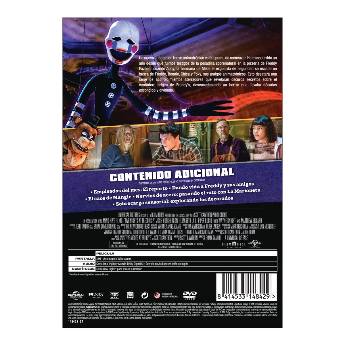 Five nights at Freddy's 2 (DVD) 2