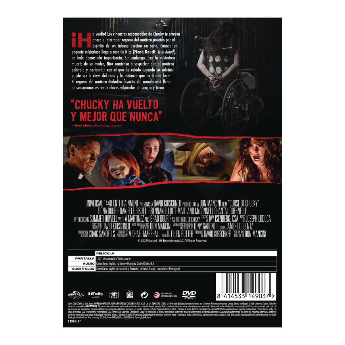 La maldición de Chucky (DVD) 2