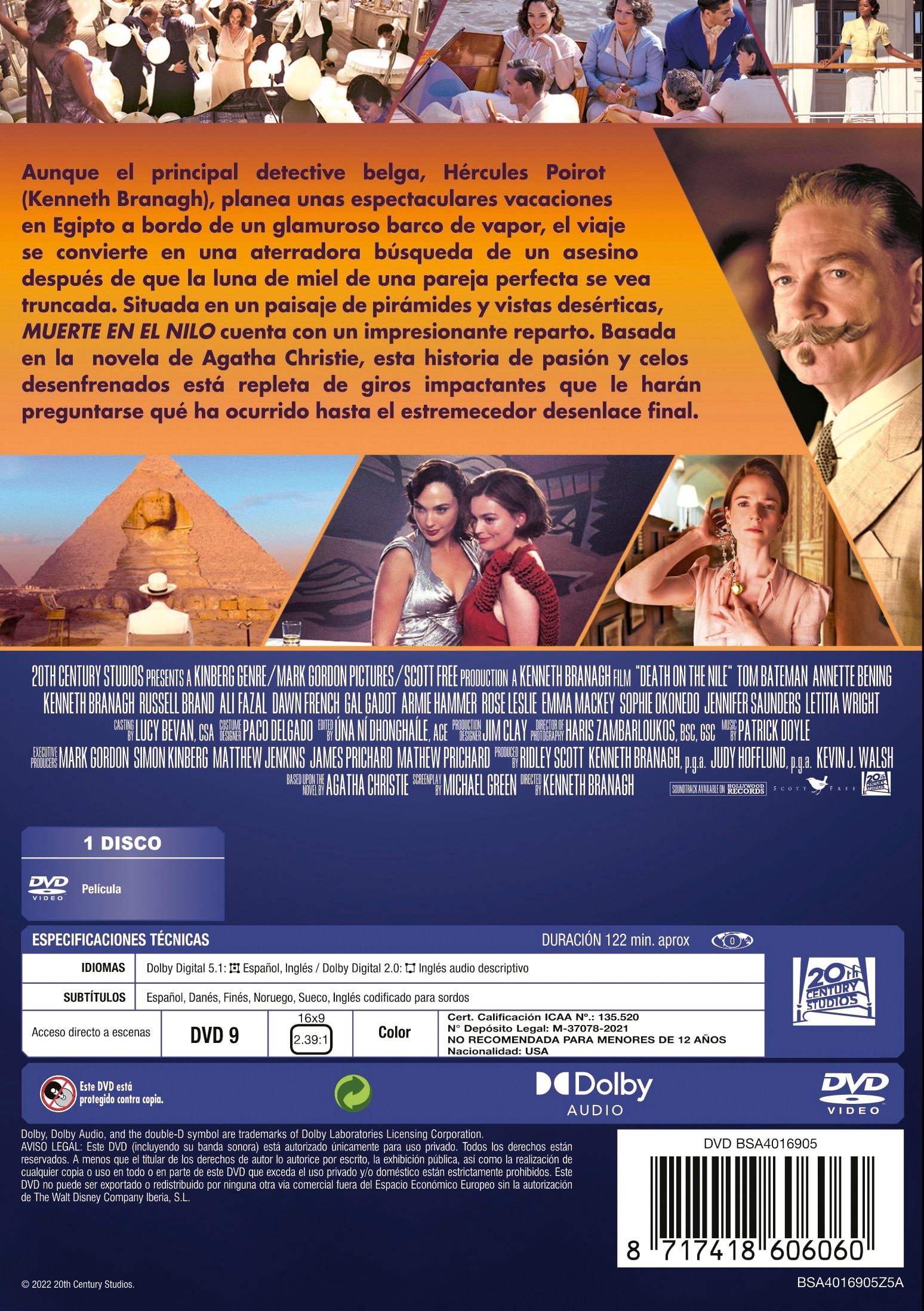 Muerte en el Nilo (DVD) 2