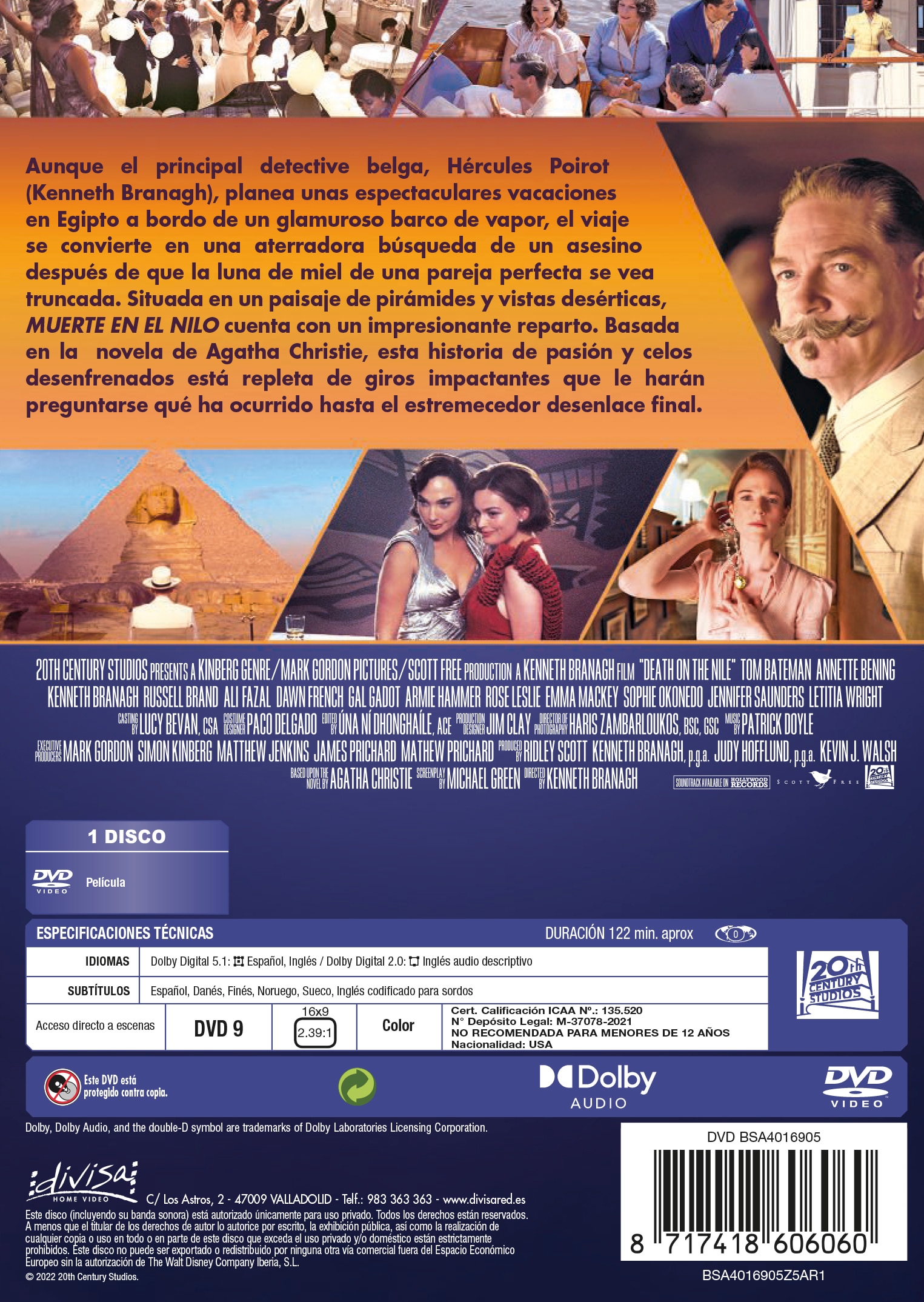 Muerte en el Nilo (DVD) 3