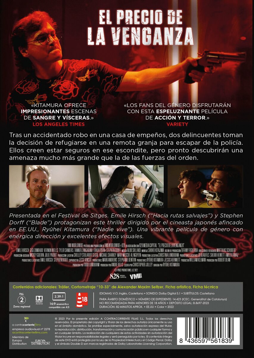 El precio de la venganza (DVD) 3