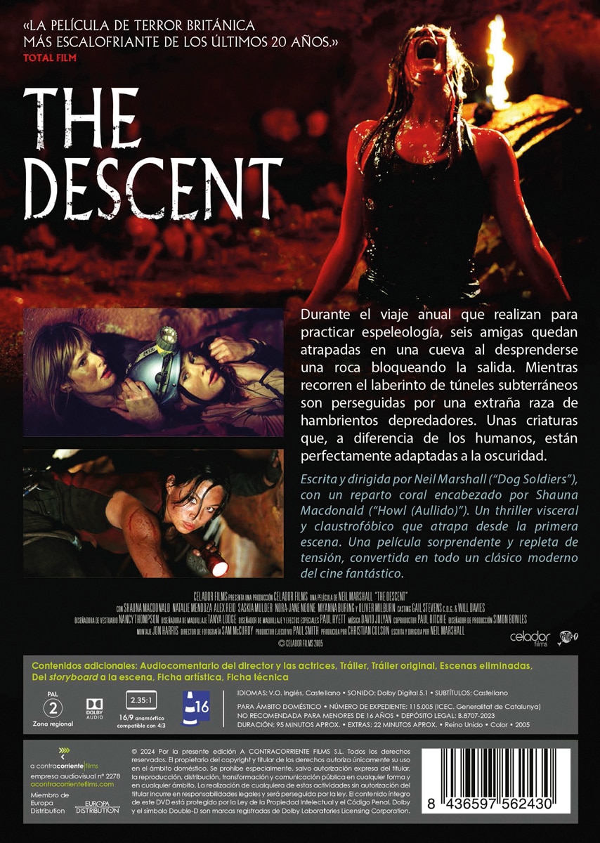 The Descent (DVD) 3